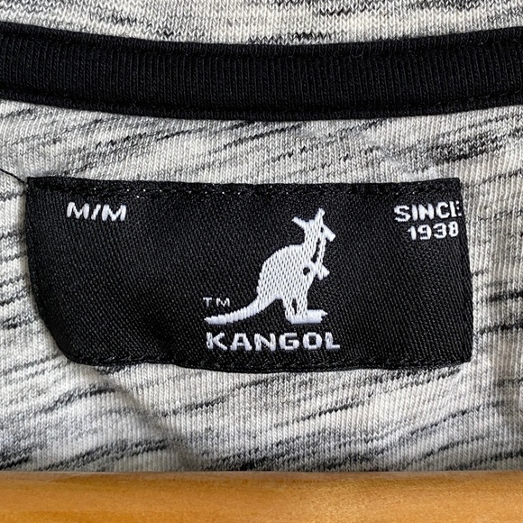 Kangol Men's Short Sleeve Salt + Pepper Casual‎ T-shirt Size Medium - Picture 2 of 11